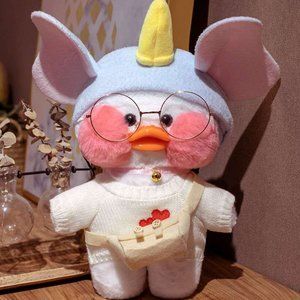 30cm Cartoon Cute LaLafanfan Cafe Duck Plush Toy